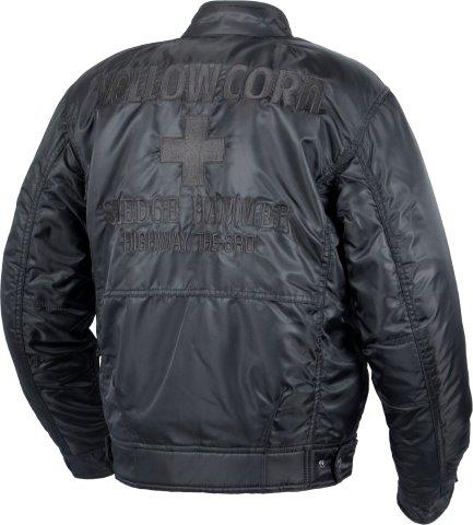 取寄 ウィンタージャケット ブラック/ガンメタ LLサイズ YB-5300 イエローコーン