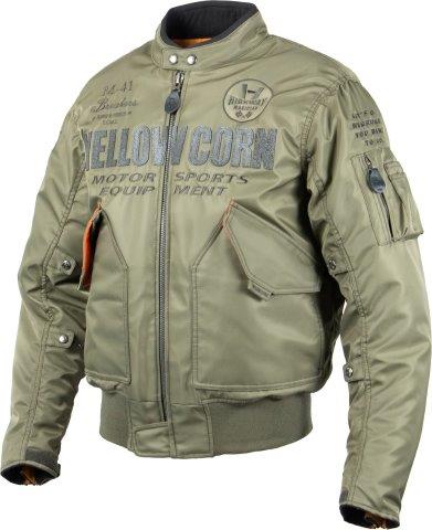 取寄 ウィンタージャケット カーキ Lサイズ YB-5302 イエローコーン