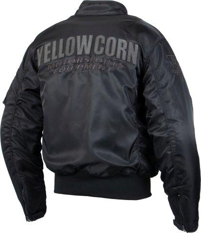 取寄 ウィンタージャケット ブラック/ガンメタ 3LWサイズ YB-5302 イエローコーン