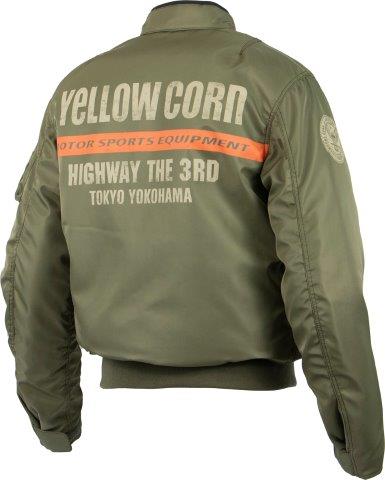 取寄 ウィンタージャケット カーキ LLサイズ YB-5321 イエローコーン