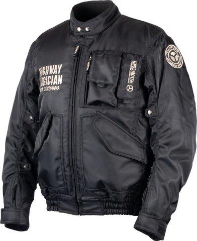 ウィンタージャケット ブラック/アイボリー Mサイズ YB-6300 イエローコーン