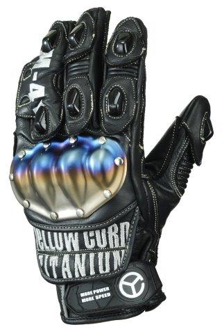 レザーグローブ ブラック LLサイズ YG-191 イエローコーン