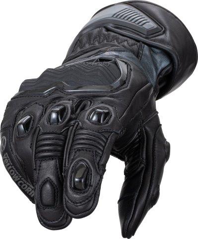 レーシンググローブ ブラック/ガンメタリック LLサイズ YG-337R イエローコーン