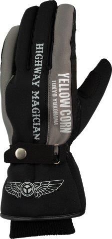 取寄 ウィンターグローブ ガンメタル Lサイズ YG-351W イエローコーン