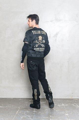 プロテクティブメッシュTシャツ ブラック/ベージュ Lサイズ YMT-006 イエローコーン