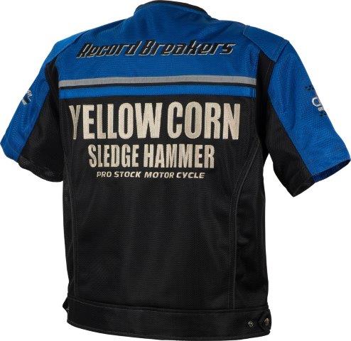 プロテクティブメッシュTシャツ   ブルー Mサイズ YMT-007 イエローコーン