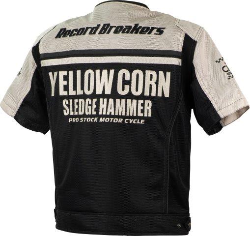 プロテクティブメッシュTシャツ   アイボリー Mサイズ YMT-007 イエローコーン