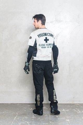 プロテクティブメッシュTシャツ オールブラック Mサイズ YMT-010 イエローコーン