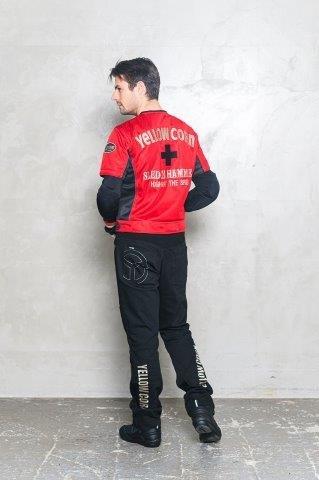 プロテクティブメッシュTシャツ オールブラック 3LW(3Lワイド)サイズ YMT-010 イエローコーン