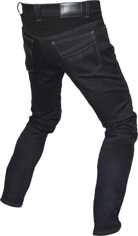 ライディングストレッチデニムパンツ ブラック/ブラック 28サイズ YRP-101 イエローコーン