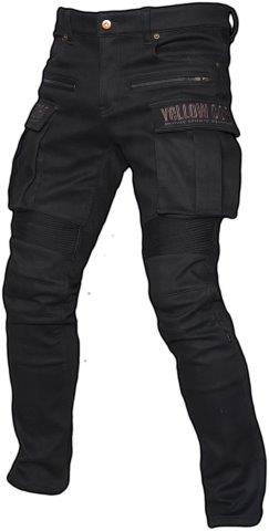 ライディングストレッチデニムパンツ ブラック 32サイズ YRP-102 イエローコーン
