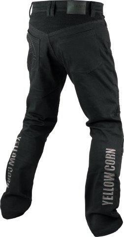 ライディングストレッチデニムパンツ ブラック/ブラック 36サイズ YRP-103 イエローコーン