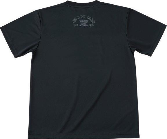 取寄 クールドライTシャツ ブラック/ガンメタリック Lサイズ YT-025 イエローコーン