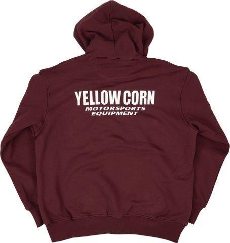 取寄 YCフーディー バーガンディ 3Lサイズ YT-028 イエローコーン