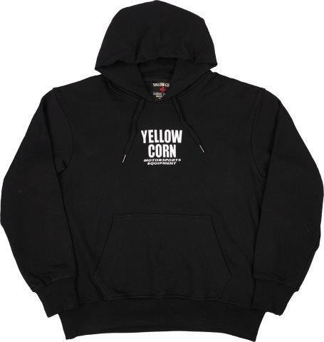 取寄 YCフーディー ブラック LLサイズ YT-028 イエローコーン