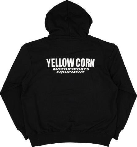 取寄 YCフーディー ブラック Lサイズ YT-028 イエローコーン