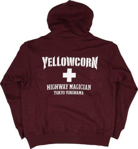 取寄 YCフーディー バーガンディ LLサイズ YT-029 イエローコーン