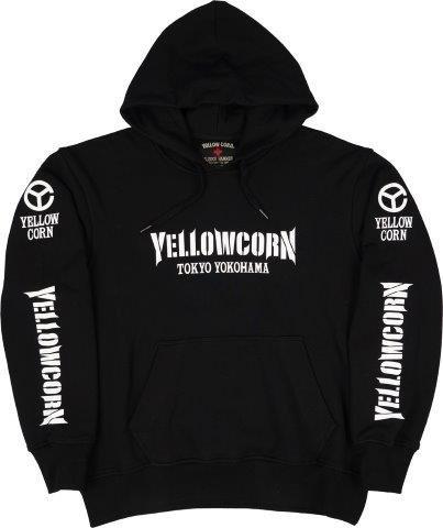 取寄 YCフーディー ブラック Mサイズ YT-029 イエローコーン