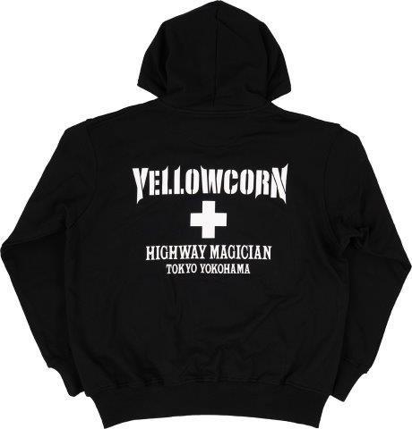 取寄 YCフーディー ブラック 3Lサイズ YT-029 イエローコーン