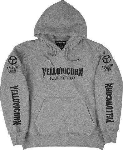 取寄 YCフーディー グレー 3Lサイズ YT-029 イエローコーン