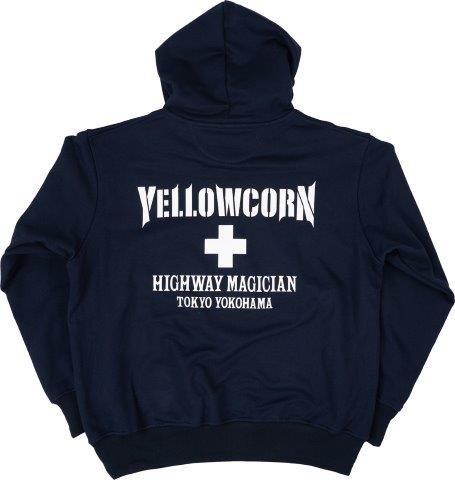 取寄 YCフーディー ネイビー Mサイズ YT-029 イエローコーン