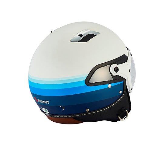 JillRide2 InnerShield Jet（ジルライド2 インナーシールドジェット）マットホワイト/ブルー XSサイズ JR0016/XS ジーロット
