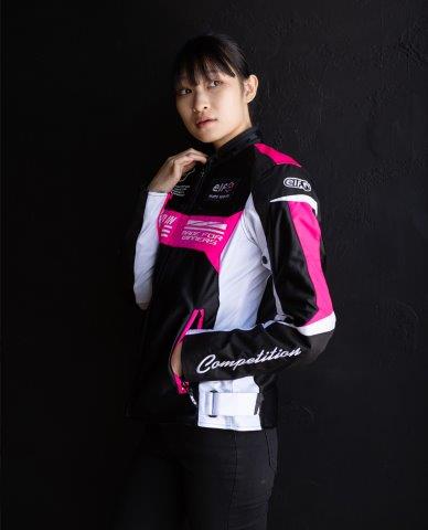 取寄 イデアールメッシュジャケット ブラック＆グリーン WLサイズ EJ-S103 エルフ