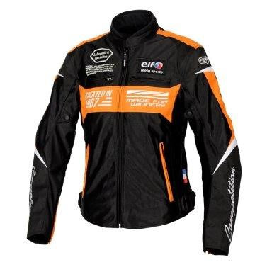 取寄 イデアールメッシュジャケット ブラック＆オレンジ WL(レディースL)サイズ EJ-S103 エルフ