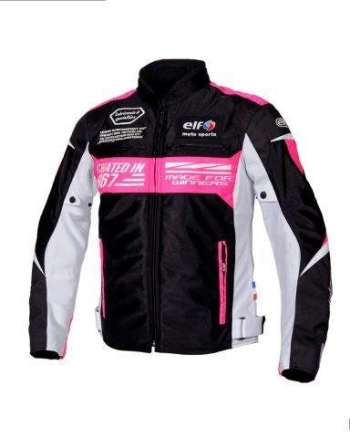 取寄 イデアールメッシュジャケット ブラック&ピンク Lサイズ EJ-S103