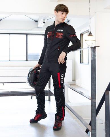 取寄 スポルトメッシュパンツ ブラック LLサイズ EP-S307 エルフ