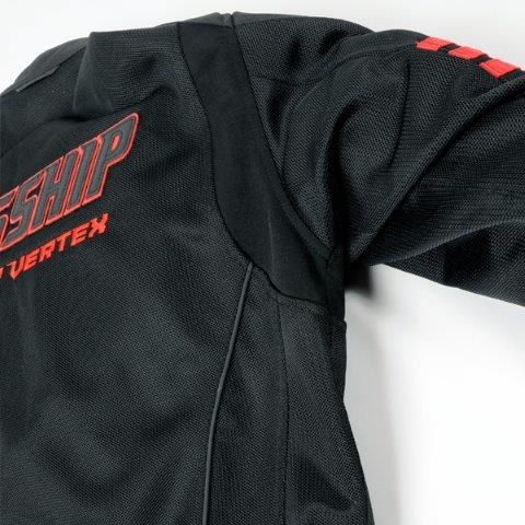 取寄 イクシードメッシュジャケット ブラック＆ホワイト 3Lサイズ FJ-S214