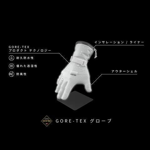 ゴールドウイン ゴアテックスGTグローブ ブラック×カーキ(KH) Lサイズ GSM26150E