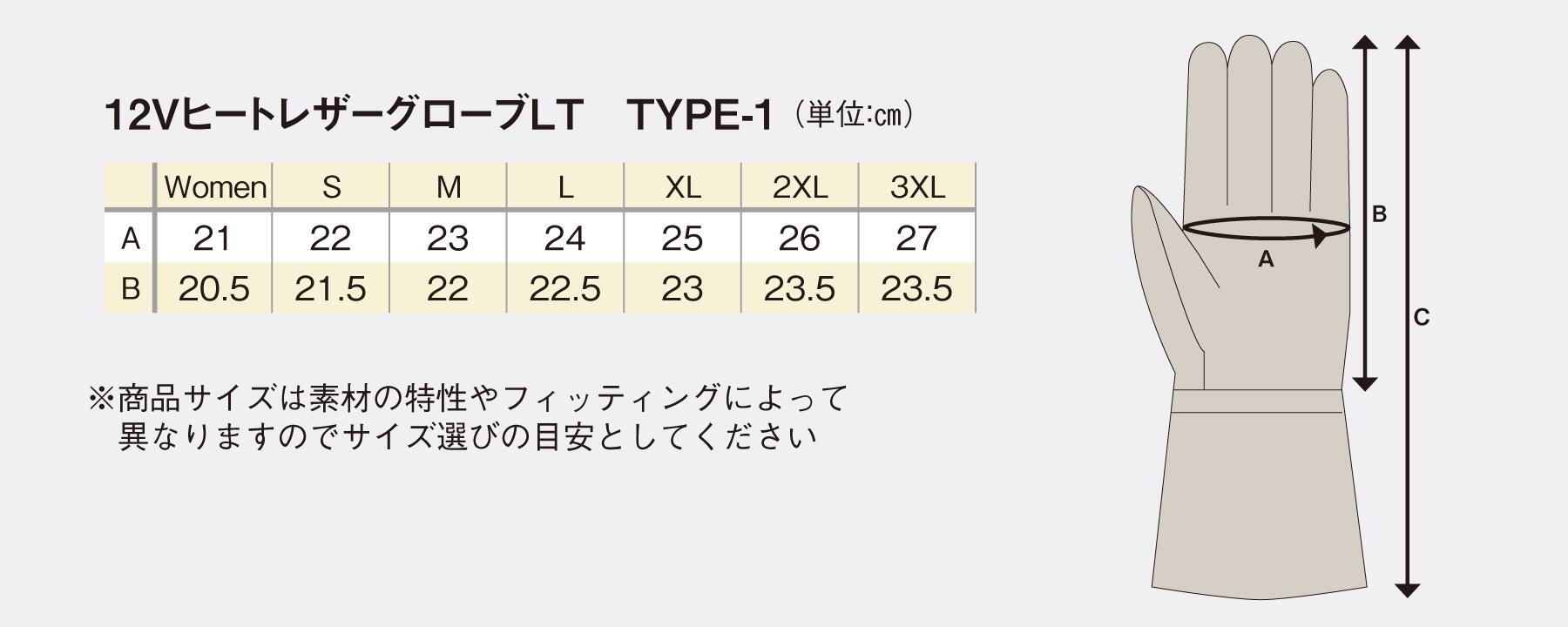12VヒートレザーグローブLT TYPE-1 XLサイズ 5100079 ヒートマスター
