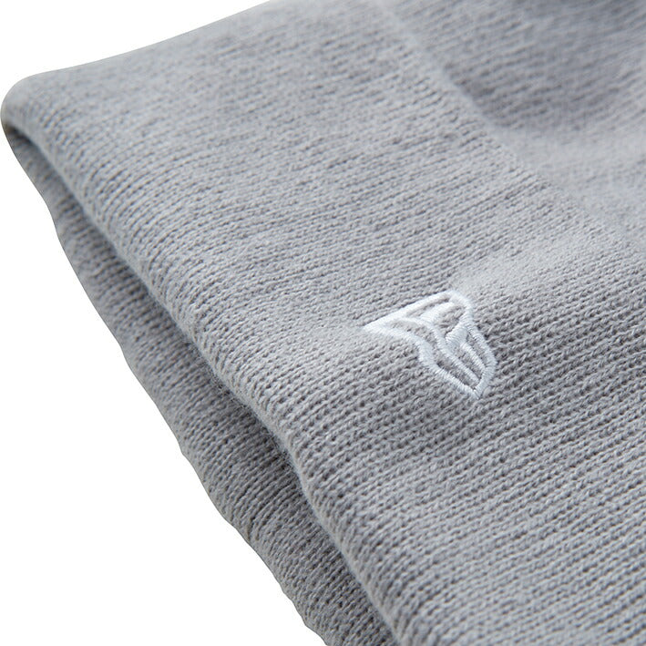 NEC003 エンブレム グレー BASIC CUFF KNIT×TAICHIRSタイチ サマーニットビーニー
