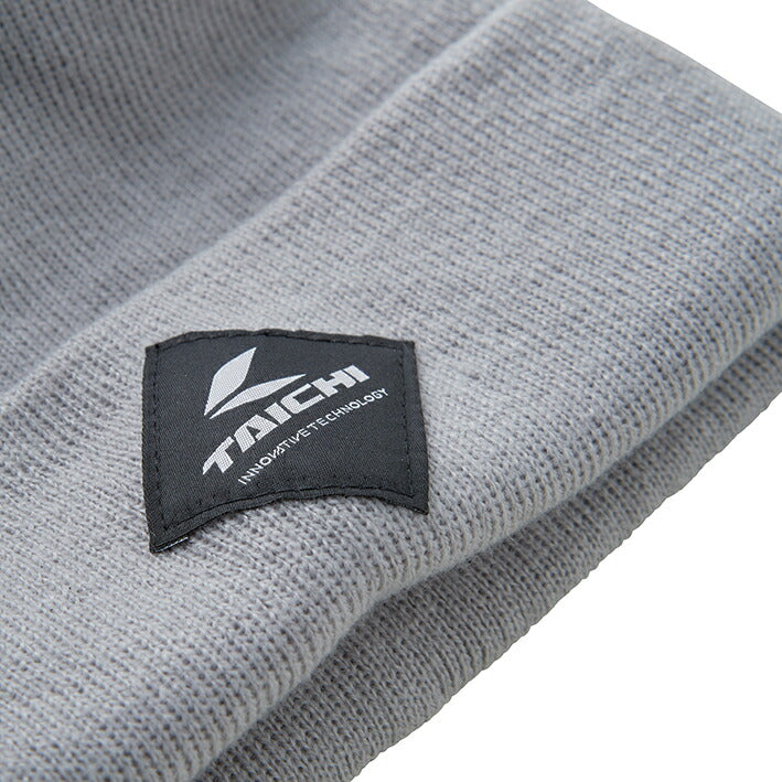 NEC003 エンブレム グレー BASIC CUFF KNIT×TAICHIRSタイチ サマーニットビーニー