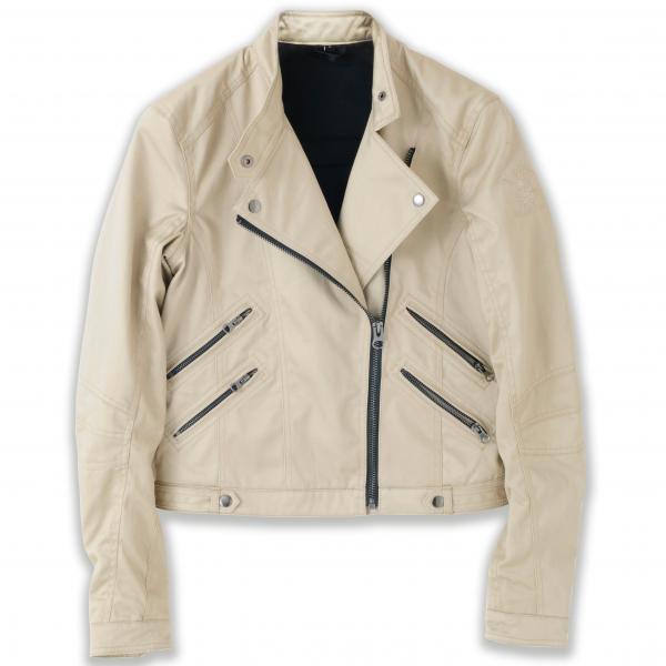 レディース YB-4120L ベージュ サイズ9 コットンジャケット イエローコーン ダブル