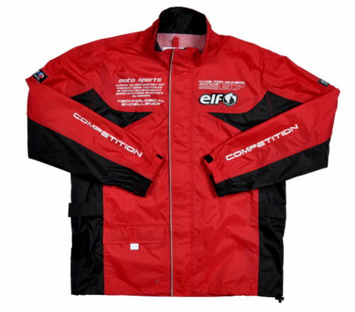 エルフ レインスーツ レッド 4Lサイズ ELR-3291