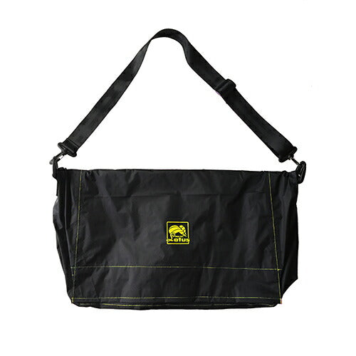 LOR-15BGC ステッチ･イエロー レイン防バッグカバー2 防水  収納袋付  ショルダーベルト付