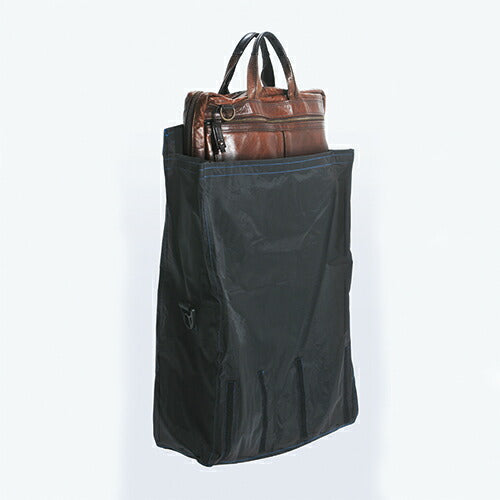 LOR-15BGC ステッチ･ブルー レイン防バッグカバー2 防水  収納袋付  ショルダーベルト付