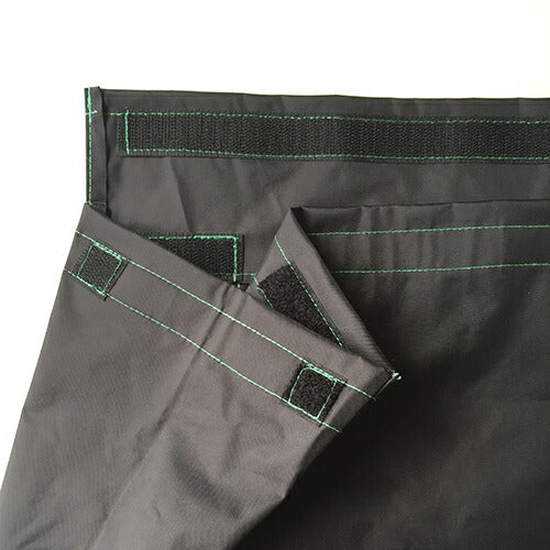 LOR-15BGC ステッチ･グリーン レイン防バッグカバー2 防水  収納袋付  ショルダーベルト付