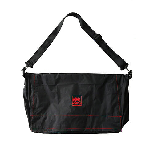 LOR-15BGC ステッチ･レッド レイン防バッグカバー2 防水  収納袋付  ショルダーベルト付