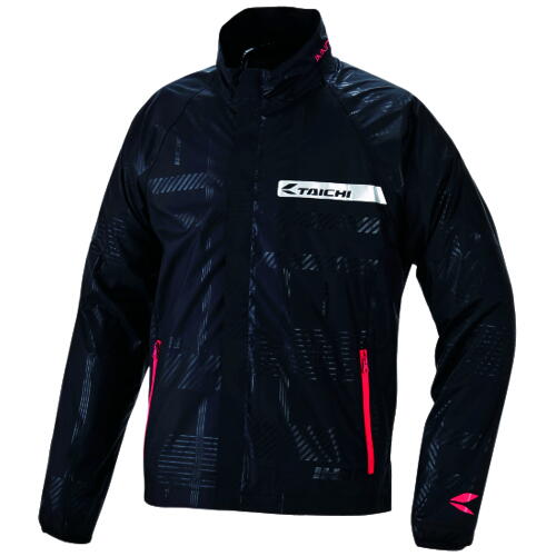 RSタイチ 防水インナージャケット メンズ/重ネ着/携帯性 ブラック/レッド 4XL RSU264