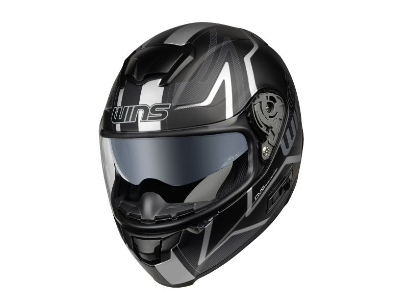 FF-CONFORT GT-Z   マットブラック/ホワイト  Lサイズ ウインズ/WINS インナーバイザー装備  フルフェイス
