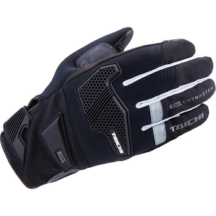 メンズ RST450 ブラック/ホワイト Lサイズ ドライマスター -FIT エッジ レイングローブRSタイチ TPUナックルプロテクター 防水 透湿 スマホ対応