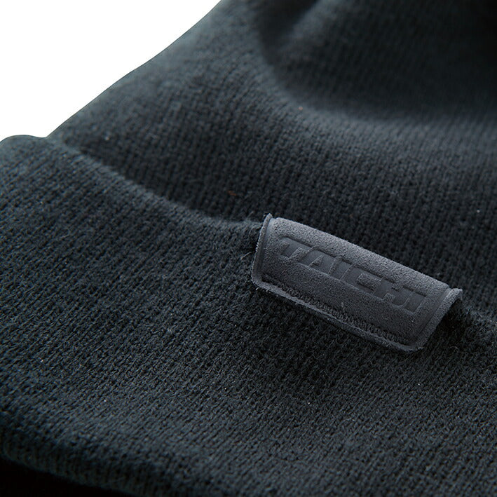 NEC003 タグ ブラック BASIC CUFF KNIT×TAICHIRSタイチ サマーニットビーニー