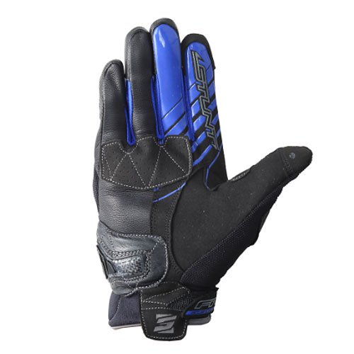 メンズ YAT36-F ブルー  XLサイズ STUNT EVO ファイブ/FIVE スマホ対応  2分割EVOナックルプロテクター