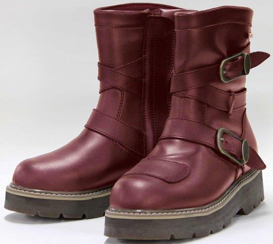 取寄 防水ライディングハイソールブーツ レッドブラウン 25 ROB-202 ロッソスタイルラボ