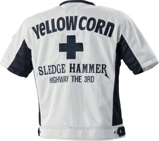 イエローコーン メッシュTシャツ アイボリー 3Lサイズ YMT-001
