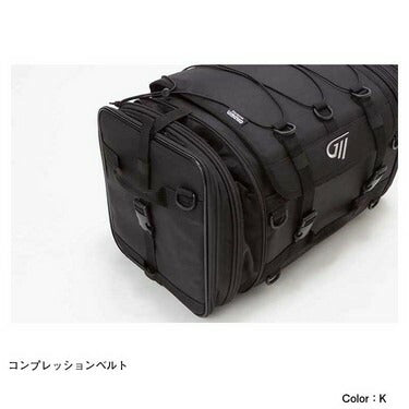 取寄 ゴールドウイン ツーリングリアバッグ53 ブラック (K)   GSM27001