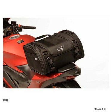 取寄 ゴールドウイン ツーリングリアバッグ23 ブラック (K)   GSM27003